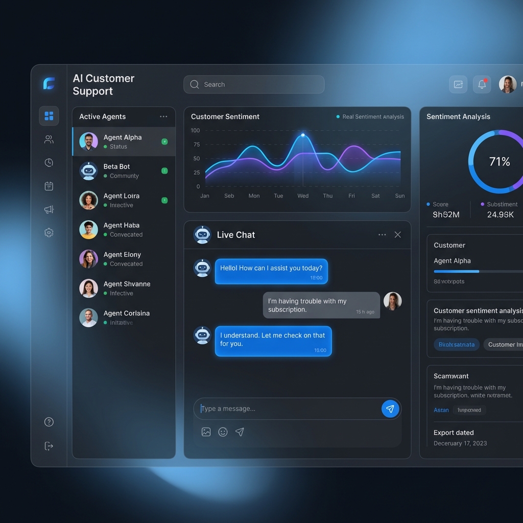 Valkoma AI Support Dashboard
